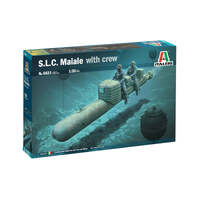 ITALERI 5621 S.L.C. MAIALE WITH CREW 1/35 SCALE PLASTIC MODEL KIT