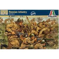 ITALERI 6057 RUSSIAN INFANTRY MODEL FIGURES 1/72 SCALE PLASTIC MODEL KIT