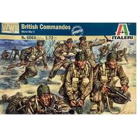 ITALERI 6064 BRITISH COMMANDOS WW11 PLASTIC MODEL KIT FIGURES 1/72