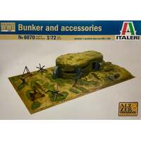 ITALERI 6070 WW2 BUNKER AND ACCESSORIES MODEL BUILDING 1/72