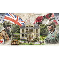 ITALERI 6107 OPERATION MARKET GARDEN HARTENSTEIN HOTEL 1/72 SCALE PLASTIC AND WOOD MODEL KIT DIORAMA