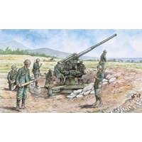 ITALERI  6122 ITALIAN 90/53 GUN WITH CREW 1/72 SCALE PLASTIC MODEL KIT