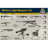 ITALERI 6421 MODERN LIGHT WEAPONS SET 1/35 SCALE PLASTIC MODEL KIT