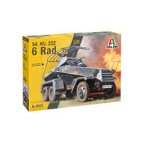 ITALERI 6433 SD. KFZ. 232 6 RAD 1/35 SCALE PLASTIC MODEL KIT