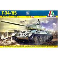 ITALERI 6545 T-34/85 TANK 1/35 PLASTIC MODEL KIT