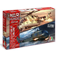 ITALERI 35103 WAR THUNDER EDITION UH-1C Mi-24D 1:72 PLASTIC MODEL HELICOPTER KIT