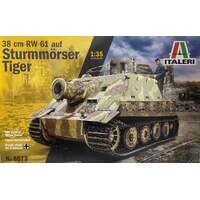 ITALERI 6573 38CM RW 61AUF STURMMORSER TIGER 1:35 PLASTIC MODEL TANK KIT