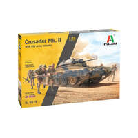 ITALERI 6579 CRUSADER MK.II WITH 8TH ARMY INFANTRY 1/35 PLASTIC MODEL KIT