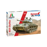 ITALERI 6587 KOREAN WAR M24 CHAFFEE 1/35 SCALE PLASTIC MODEL KIT