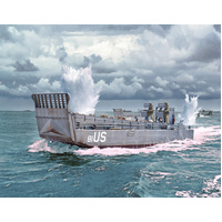 ITALERI 6755 LCM 3 LANDING CRAFT DDAY ANNIVERSARY WITH THREE FIGURES 1/35 SCALE PLASTIC MODEL KIT