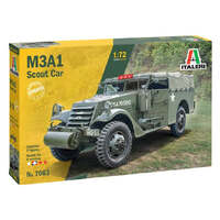 ITALERI 7063 M3A1 SCOUT CAR US ARMY 1ST ARMOURED 1/72 SCALE PLASTIC MODEL KIT CAR