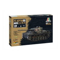 ITALERI 25757 PZ.KPFWIII AUSF.J/L/M/N 1/56 SCALE PLASTIC MODEL KIT