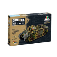 ITALERI 25766 CHAR B1 BIS WWII TANK COLLECTION 1/56 SCALE PLASTIC MODEL KIT