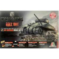 ITALERI 36503 WORLD OF TANKS ROLL OUT M4 SHERMAN MODEL TANK 1/35