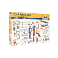 ITALERI 0720S TRUCK ACCESSORIES FOR EUROPEAN AND U.S TRUCKS 1/24 SCALE PLASTIC MODEL KIT