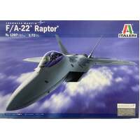 ITALERI 1207 LOCKHEED MARTIN F/A-22 RAPTOR 1/72 SCALE MODEL PLANE KIT