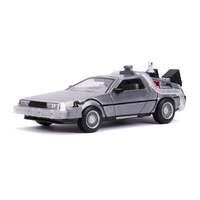 JADA 31468 BACK TO THE FUTURE PART II MOVIE TIME MACHINE DELOREAN 1:24 SCALE DIECAST MODEL CAR