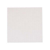 STRICTLY BRIKS STACKABLE BASEPLATE WHITE SINGLE 10 Inch x 10 Inch