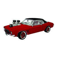 DDA COLLECTABLES DDA212 1973 HQ CANDY RED WITH BLACK ROOF WHITE INTERIOR 2 DOOR HOLDEN MONARO 1/24 SCALE DIECAST COLLECTABLE CAR