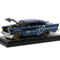 M2 MACHINES 40300 DIECAST 1957 CHEVROLET 150 SEDAN DRAG CAR 1/24 SCALE