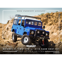 RC4WD Z-RTR0040 GELANDE 11 LWB 1:10 D110 BLUE HARD BODY SET COLLECTORS LIMITED EDITION RTR WITH BATTERY AND CHARGER