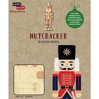 INCREDIBUILDS CHRISTMAS HOLIDAY COLLECTION NUTCRACKER 3D WOOD MODEL