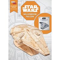 INCREDIBUILDS COLLECTORS EDITION MILLENNIUM FALCON BOOK AND MODEL 19 INCH