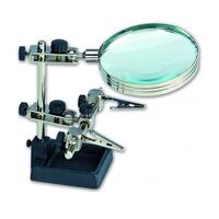 ARTESANIA 27022 THIRD HAND WITH MAGNIFYING GLASS FOR ELECTRONICS MODELLING TOOL