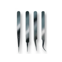 ARTESANIA 27068 TWEEZER SET FINE STAINLESS STEEL 5 PACK MODELLING TOOL