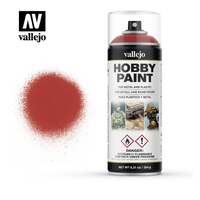 VALLEJO 28016 SCARLET RED 400ml AEROSOL SPRAY PAINT FOR METAL OR PLASTIC