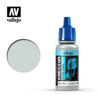 VALLEJO 69.064 MECHA COLOR LIGHT STEEL ACRYLIC PAINT 17ML