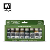 VALLEJO 70.108 MODEL COLOR PANZER 8 COLOUR 17ML ACRYLIC PAINT SET