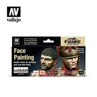 VALLEJO MODEL COLOR 70.119 ACRYLIC FACE PAINTING SET