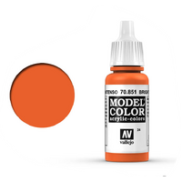 VALLEJO 70.851 MODEL COLOR 024 BRIGHT ORANGE 17ml