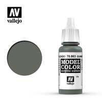 VALLEJO 70.863 MODEL COLOR 179 GUNMETAL GREY ACRYLIC PAINT 17ML