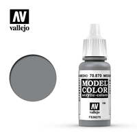 VALLEJO 70.870 MODEL COLOR 158 MEDIUM SEA GREY ACRYLIC PAINT 17ML