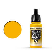 VALLEJO 71.002 MODEL AIR ACRYLIC PAINT MEDIUM YELLOW 17ML