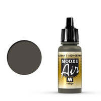 VALLEJO 71.020 GREEN BROWN MODEL AIR ACRYLIC PAINT 17ML