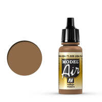 VALLEJO 71.026 MODEL AIR US FLAT BROWN 17ML