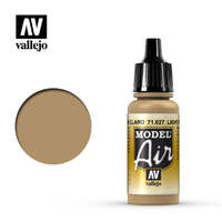 VALLEJO 71.027 LIGHT BROWN MODEL AIR PAINT 17ML