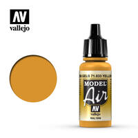 VALLEJO 71.033 YELLOW OCHRE MODEL AIR ACRYLIC PAINT 17ML