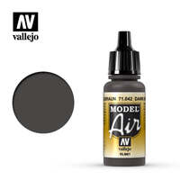 VALLEJO 71.042 DARK BROWN RLM61 MODEL AIR ACRYLIC PAINT 17ML