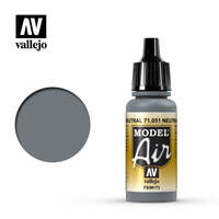 VALLEJO 71.051 NEUTRAL GRAY MODEL AIR PAINT 17ML