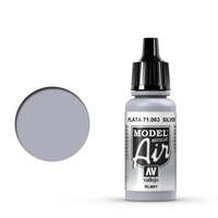 VALLEJO 71.063 MODEL AIR ACRYLIC PAINT SILVER RLM01 17ML RLM01