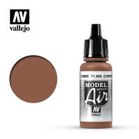 VALLEJO 71.068 MODEL AIR ACRYLIC PAINT COPPER 17ML