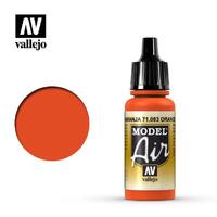 VALLEJO 71.083 MODEL AIR PAINT ORANGE ACRYLIC PAINT 17ML