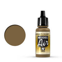 VALLEJO 71.133 DIRT MODEL AIR ACRYLIC PAINT 17ML