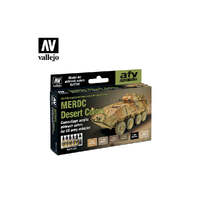 VALLEJO 71212 MODEL AIR AND CAMOUFLAGE SCHEMES MERDC DESERT COLORS