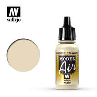 VALLEJO 71.270 MODEL AIR OFF WHITE AIR BRUSH ACRYLIC PAINT 17ML