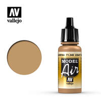 VALLEJO 71.348 USAF TAN MODEL AIR ACRYLIC PAINT 17ML